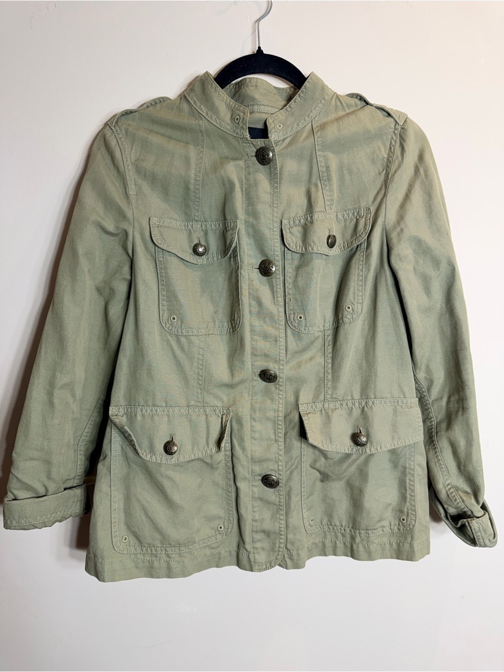 Banana Republic Light Olive Utility Jacket